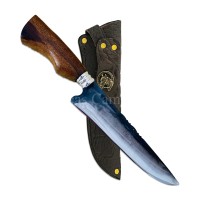 Faca Aço Carbono 3mm Cabo Madeira