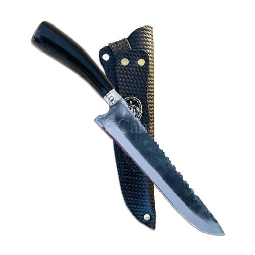 Faca Aço Carbono 3mm Cabo Chifre Faca Aço Carbono 3mm Cabo Chifre